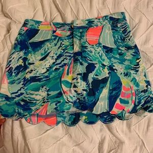 Lily Pulitzer skirt with shorts attached inside